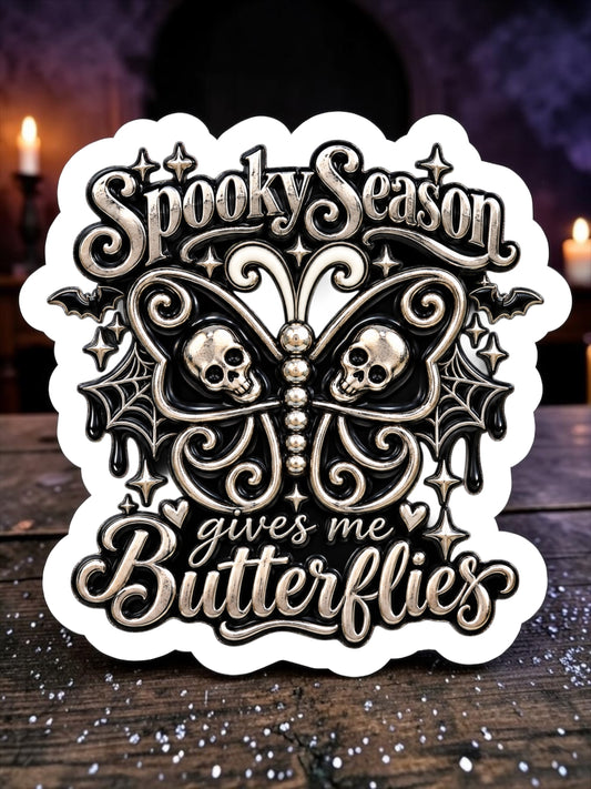 Spooky Butterflies Magnet
