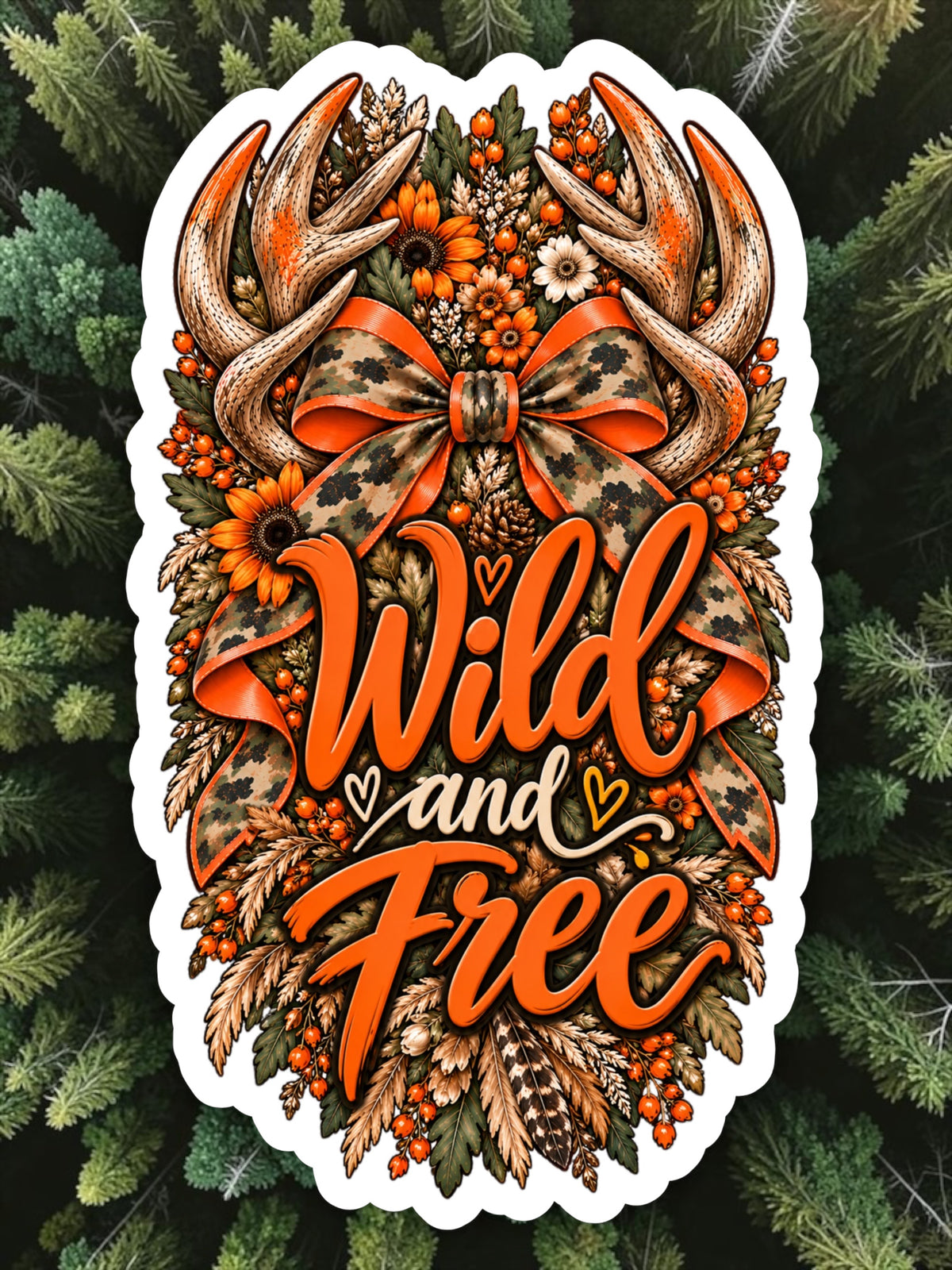 Wild & Free Magnet (Dairy Boy Logo Cover)