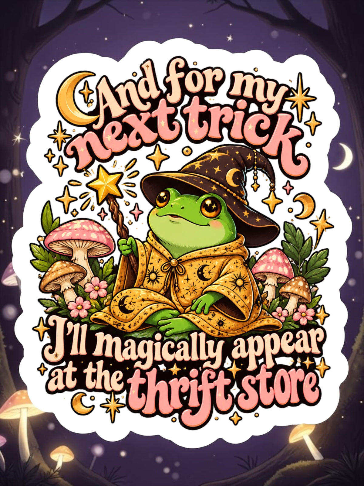 Thrifty Frog Magnet