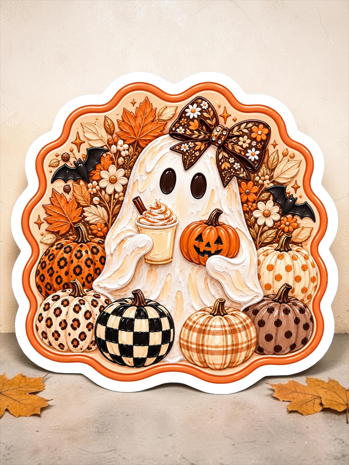 Painted Ghost Magnet