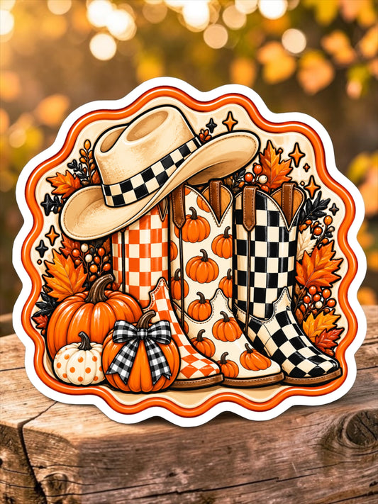 Fall Boots Magnet