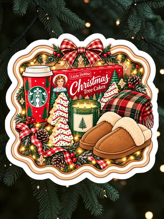 Cozy Christmas Magnet