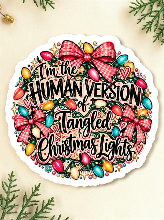 Tangled Christmas Magnet